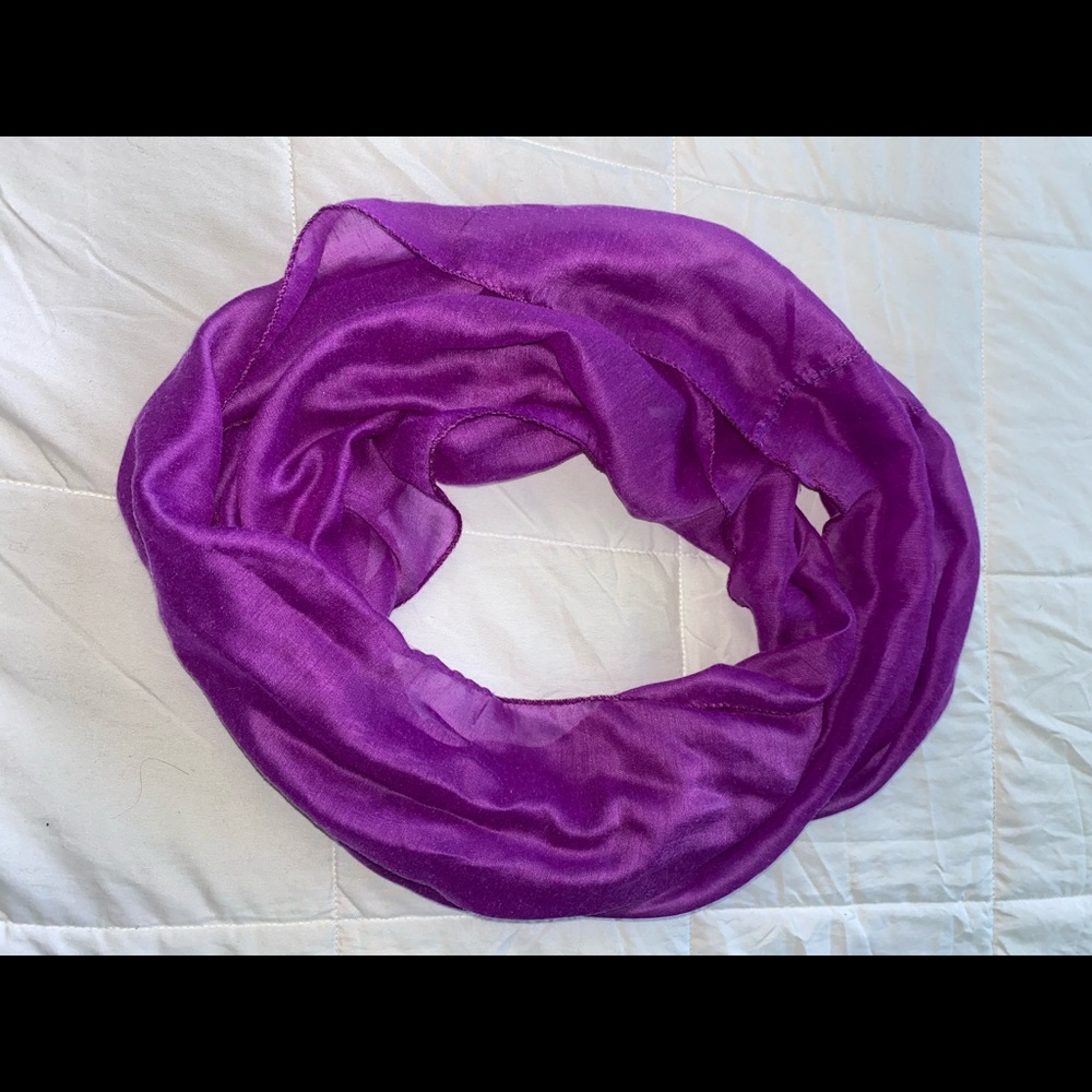 Purple scarf